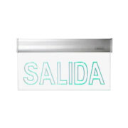 Señalética de emergencia Salida LED 5W Luz Verde 220V