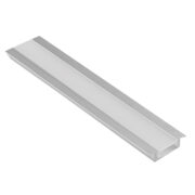 Perfil empotrado plano para cinta LED 2 Mts