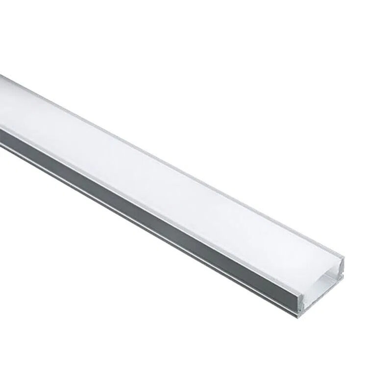 Perfil sobrepuesto plano para cinta LED 3 Mts