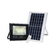 Proyector Solar LED 60W con control remoto y panel solar por separado