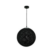 Lámpara colgante Canope, Hilo negro 1*E27 IP20 220V