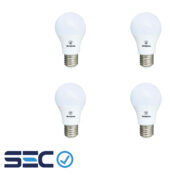 Pack de 4 Ampolletas Led Westinhouse A60 9W 220V