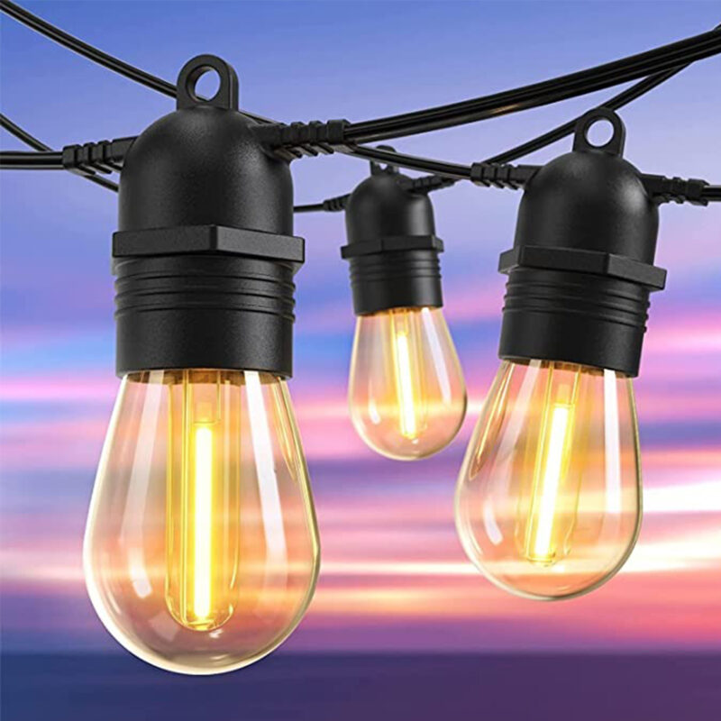 Guirnalda LED Solar con ampolletas - Imagen 2
