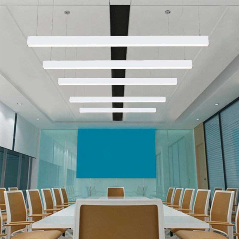 Luminaria lineal Led, carcasa blanca 40W - Imagen 3