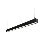 Luminaria lineal Led, Carcasa Negra 40W