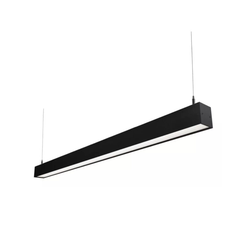 Luminaria lineal Led, Carcasa Negra 40W
