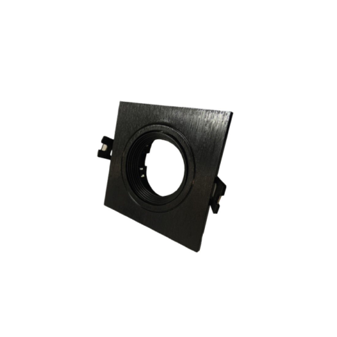 Porta GU10 Cuadrado Color negro, plástico IP20 220V