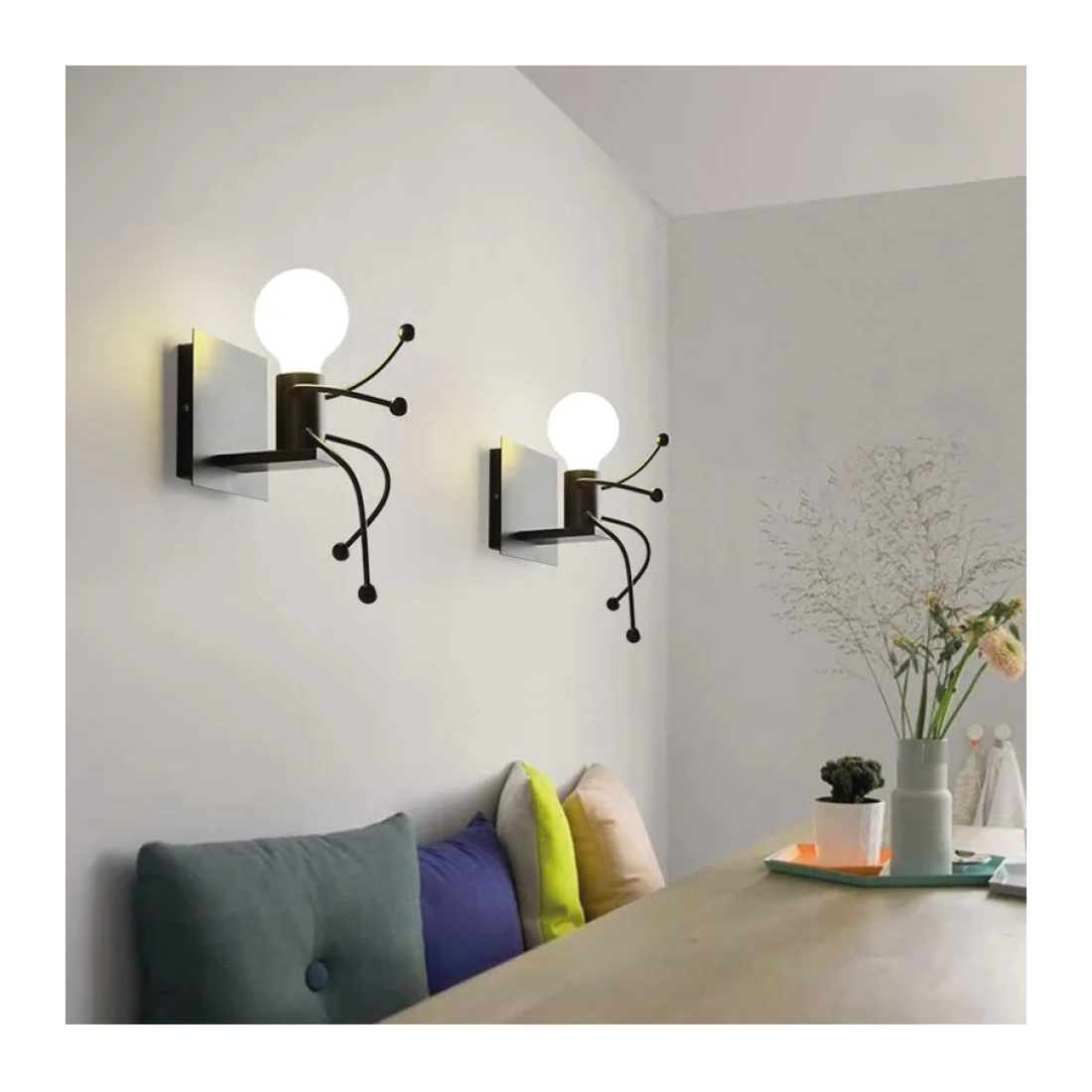 Apliqué muro Porky 1*E27 - Imagen 3