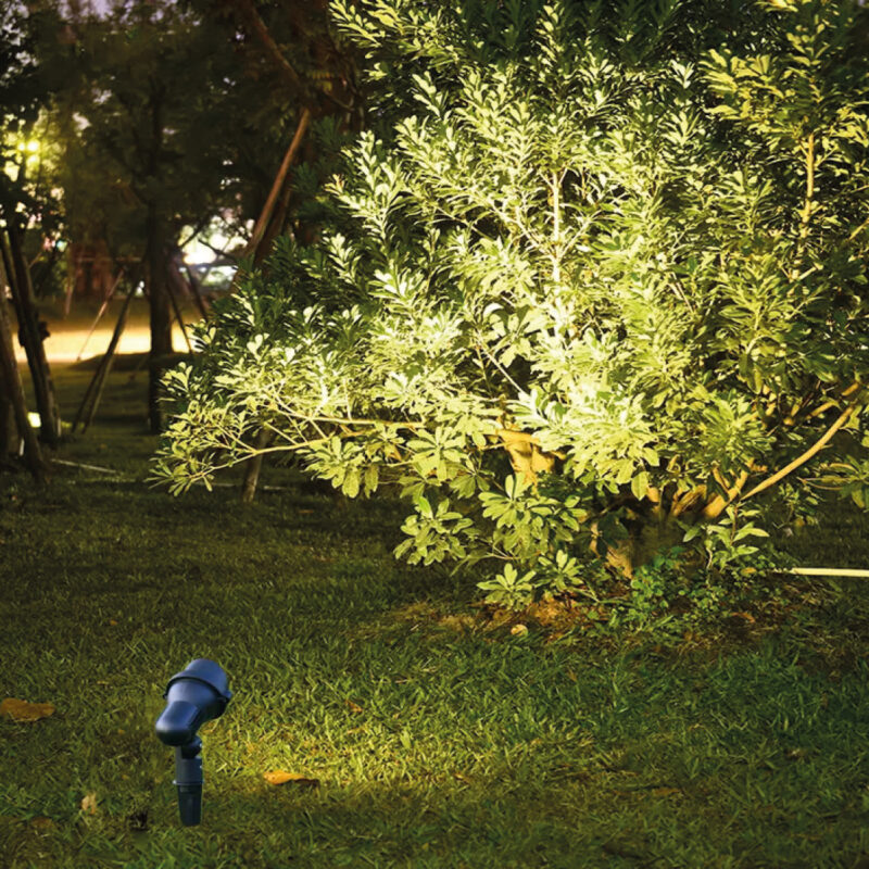 Estaca para ampolleta jardín con visera - Imagen 2