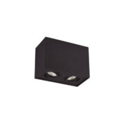 Apliqué Cielo Abatible Negro 2*Gu10
