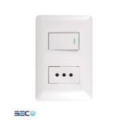 Interruptor con Tomacorriente Simple