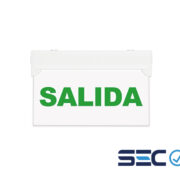 Señalética de emergencia Salida LED con Certificado SEC