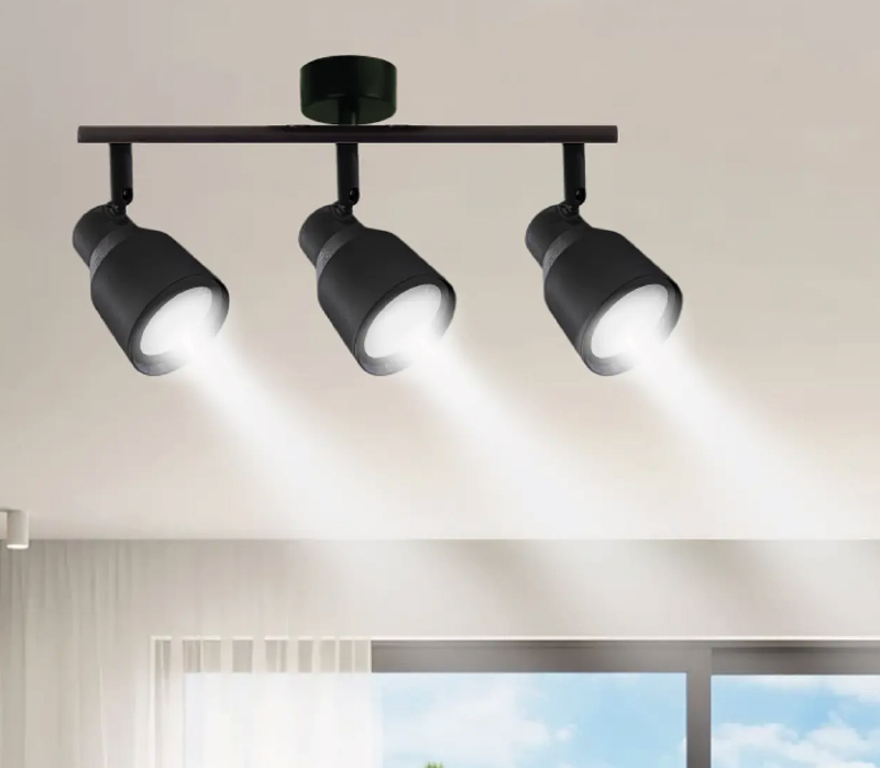 Apliqué cielo o muro negro 3*GU10 - Imagen 2