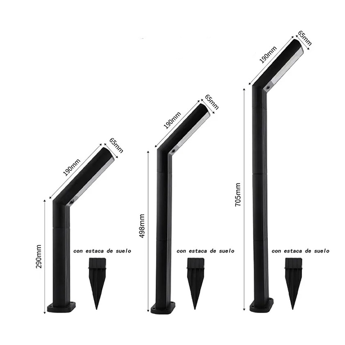 Bollard solar 5W - Imagen 2